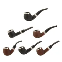 Buy Durable Wooden Enchase Smoke Smoking Pipe Tobacco Cigarettes Cigar Pipes  For Smoking Weed With Cleaners Pipe Rack from Shenzhen Yibai Network  Technology Co., Ltd., China