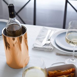 Premium şarap soğutucu kova şampanya soğutucu kovası çift duvar yalıtımlı şarap şişesi soğutucu - Product Image 3