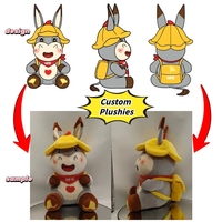 Jouets en peluche doux fabriqués par le fabricant, faible MOQ, personnalisables, animaux en peluche à haute réductibilité, sacs en peluche uniques, super doux, en maille