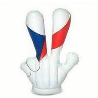 Mains et doigts gonflables en PVC pour la promotion, mains publicitaires gonflables