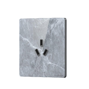 Interruptor de Pared Universal para PC de la Marca Zhengxing, Diseño Nuevo, Puerto USB Tipo-C, Bloqueo con Tornillo, Patrón de Mármol, Estándar EU/UK - Product Image 5