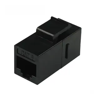 Rj45 không được che chở nhựa nữ để nữ <span class=keywords><strong>Coupler</strong></span> CAT5e <span class=keywords><strong>CAT6</strong></span> Cáp Extender - Product Image 1