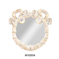Miroir mural rustique en bois antique de luxe Art déco Design salon salle de bain petit décor de ferme rustique vintage Hongchuang