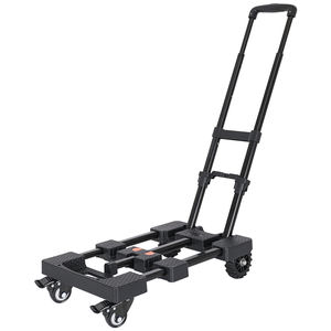 Personalizado ajustable 100kg asiento de coche carro de rodillos ruedas de plástico plegable <span class=keywords><strong>cochecito</strong></span> asiento de coche Carro de viaje con 4 ruedas - Product Image 2