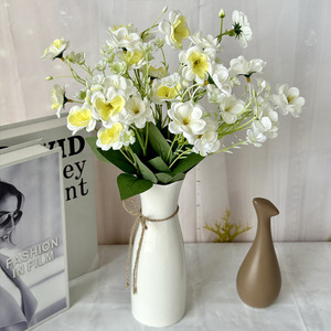 Nouvel Arrivage <span class=keywords><strong>L</strong></span>-R124 : Petit Bouquet Artificiel de <span class=keywords><strong>Jasmin</strong></span>, Matériel Floral Fait Main pour Composition Florale et Panier à Main - Product Image 4