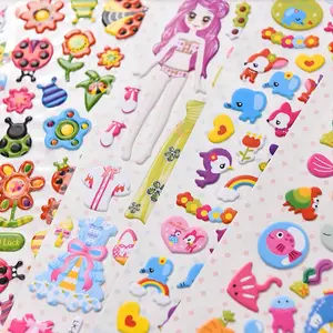 Bubble Sticker Manufacturers Luminous Foam Blister Foam PVC Cartoon Sticker Customization