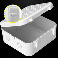 Caja de Conexiones Impermeable IP66 para CCTV, Carcasa de Plástico para Accesorios de Monitoreo