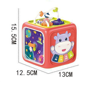 ของเล่นเสริมพัฒนาการเด็กเล็ก มอนเตสซอรี่ 6 in 1  ลูกบาศก์กิจกรรมหกด้าน ทำจากพลาสติก - Product Image 3