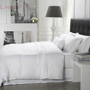 Parure <span class=keywords><strong>de</strong></span> <span class=keywords><strong>lit</strong></span> en lin et <span class=keywords><strong>coton</strong></span> égyptien, ensemble <span class=keywords><strong>de</strong></span> literie <span class=keywords><strong>de</strong></span> luxe, avec drap, 400 <span class=keywords><strong>fils</strong></span>, 6 pièces - Product Image 1