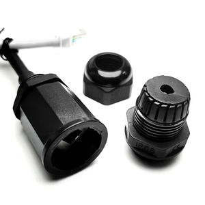 ตัวเชื่อมต่อ <span class=keywords><strong>RJ45</strong></span> แบบมีฉนวนป้องกัน IP68 M25 <span class=keywords><strong>CAT6</strong></span> สำหรับเชื่อมต่อสายไฟแบบประกอบได้ ใช้งานได้เสถียร สำหรับการเชื่อมต่อระหว่างแผงโซลาร์เซลล์กับระบบกักเก็บพลังงาน - Product Image 6