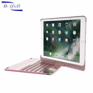 Universal 360-rotating Wireless <strong>Keyboard</strong> <strong>Illuminated</strong> for Laptop Tablet - Product Image 1