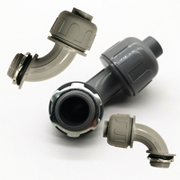 Coude en PVC YOD pour entrepreneur en CVC avec raccord métallique NPT 3/4 pour système électrique, connecteur de conduit flexible étanche à 90 degrés