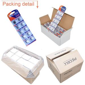 Pkccell 0% hg pb ag13 סוללה lr44 <span class=keywords><strong>lr</strong></span> 44 a76 l1154 סוללת תא כפתור אלקליין עבור אורות אטמוספרה - Product Image 6