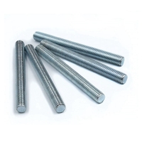 Vis à tête cylindrique double en acier au carbone zingué fiable M6-M24 DIN 939 pour bride de tuyauterie de construction – Approvisionnement direct usine