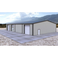 Bâtiment en métaux lourds personnalisé kits de grange à poteau préfabriqué entrepôt de ferme atelier de self-stockage soudage