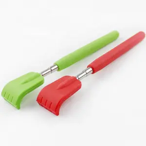 Factory portable colorful silicone extendable hand premium massage pen back itch scratcher