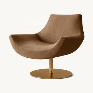 Sassanid OEM iconico Design danese mobili da salotto generoso Comfort sedia girevole in pelle <span class=keywords><strong>Lucio</strong></span> - Product Image 1