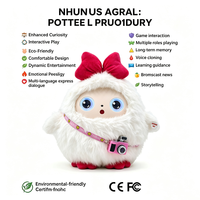 Juguete Educativo con IA, Muñeco de Peluche de Goma Controlado por Aplicación, con Ojos Dinámicos que Hablan, Robot de Aprendizaje STEM para Niños, Regalo