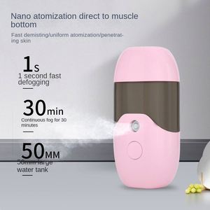 2026 New Arrivals Portable Pocket Mini Usb Nano Ionic Cordless <b>Steamer</b> Skin Care Best Selling Product Facial Mist Sprayer - Product Image 3