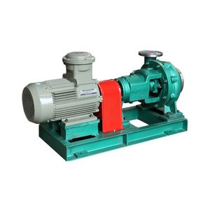 Pompe centrifuge à revêtement fluoré IHF65-50-125, anti-corrosion, résistante aux hautes températures, avec revêtement en acier, résistante au PTFE et aux acides forts - Product Image 2