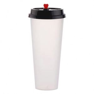 Commercial Disposable 90Mm & 95Mm <b>Plastic</b> <b>Cups</b> Juice/Cold <b>Drinks</b> Arch Cover With Lid for Parties - Product Image 1
