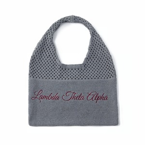 Chic Boho Dệt Kim Vải Tote Túi Bãi Biển Cho Phụ Nữ Cô Gái Thẩm Mỹ Crochet Vai Túi Tay Có Thể Tùy Chỉnh Logo - Product Image 2