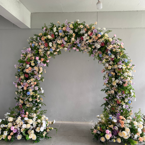 A-UFA104 Arco de Flores de Rosa Personalizado para Boda, Arco Floral para Decoración de Eventos y Fiestas - Product Image 3