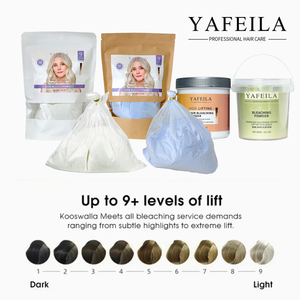 ผง<span class=keywords><strong>ฟอก</strong></span>สี<span class=keywords><strong>ผม</strong></span>แบบไม่ต้องใช้แอมโมเนีย ปราศจากฝุ่น ยี่ห้อ OEM สำหรับผลิตภัณฑ์แบรนด์ส่วนตัว ขนาด 500 กรัม เกรดพรีเมียม <span class=keywords><strong>ฟอก</strong></span>สีได้ถึง 9+ ระดับ ไม่ทำลายเส้น<span class=keywords><strong>ผม</strong></span> - Product Image 5