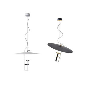 Lámpara Colgante LED Minimalista Moderna de Diseño Italiano, Ajustable en Forma de L, para Barra de Bar, Dormitorio, Comedor, Lámpara de Araña Única - Product Image 4