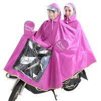 Imperméable de moto personnalisé pour deux personnes, poncho de pluie pour vélo électrique, poncho de pluie imperméable personnalisé à vendre
