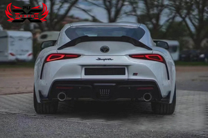 Pour Toyota Gr <span class=keywords><strong>Supra</strong></span> A90 A91 <span class=keywords><strong>Mk5</strong></span> Offres Spéciales fibre de carbone sèche M Style aileron d'aile arrière ailes de lèvre Kit de carrosserie accessoires de voiture - Product Image 2