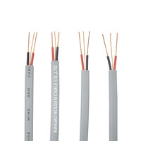 Cuivre Bs Plat Double et Câble de Terre 1.0mm2 1.5mm2 2.5mm2 2c Câble