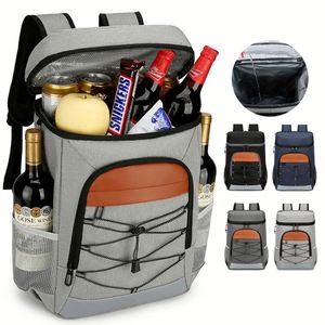 Nouveau Sac à Dos Isotherme Portable 2024 en Tissu Décontracté, Imperméable, pour Pique-nique, Glacière Thermique Souple pour Repas en Extérieur - Product Image 1