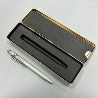 Boîte cadeau en papier avec fermeture magnétique de luxe, logo personnalisé, boîte à crayons biodégradable PPWR avec insert en pulpe