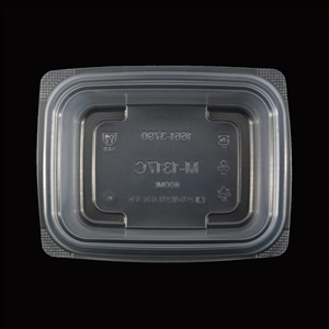 Boîte bento coréenne transparente sans BPA en PP, 3 compartiments, plateau durable pour portions, idéale pour les repas - Product Image 5