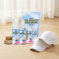 Kit de Nettoyage Portable Naturel pour Chapeaux – Mousse Détachante Anti-Taches de Sueur 60ml, Spray Désodorisant Écologique pour Tous Types de Casquettes, Casquettes Snapback et de Baseball