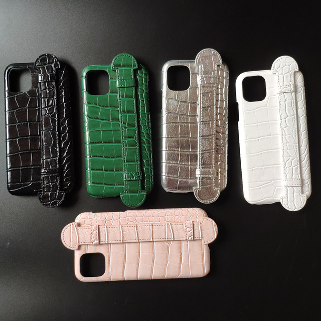 Manufacturer Wholesale Luxury crocodile Pattern Leather Mobile Phone case for iphone 11 Cell Phone Cover