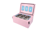 40 QT Modern Rotomolded Portable Outdoor Hard Ice Cream Glacière Logo personnalisable Solution de stockage de boîtes de conserve à la mode