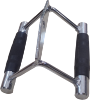 Kit de pièces de rechange universel pour machine de musculation, poignées de câble de gym en acier durable, barres et accessoires de corde triceps à poignée en D