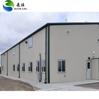 Almacén Económico de Estructura de Acero Galvanizado Pre-fabricado con Diseño Flexible para Almacenamiento de Maquinaria Agrícola Moderna
