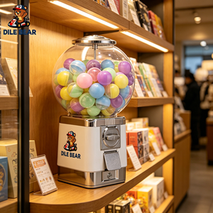 Machine à Gacha Gacha d'élite en alliage de zinc durable avec distributeur de pièces pour les magasins de détail, les salles d'exposition et les librairies de bandes dessinées - Product Image 5