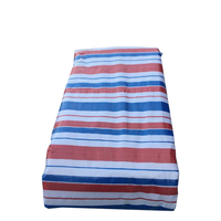 Fabrication de bâche PE en tissu à rayures de couleur