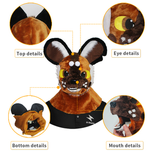 Tùy Chỉnh Động Vật Đầy Đủ Mặt Nạ Đầu Đáng Yêu Miệng Có thể mở Ra Con Chó Dalmatian Mặt Nạ Giáng Sinh Halloween Bên Trang Phục - Product Image 3