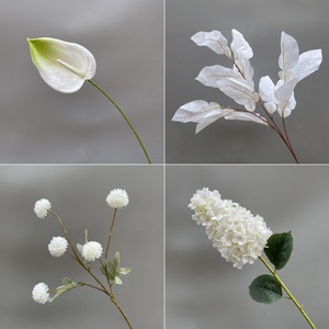 Fleurs artificielles en soie haut de gamme faites à la main, <span class=keywords><strong>d</strong></span>écor floral mixte avec rose, lys, phalaenopsis pour mariage, Noël, <span class=keywords><strong>d</strong></span>écoration de maison et <span class=keywords><strong>d</strong></span>'hôtel, fête - Product Image 2