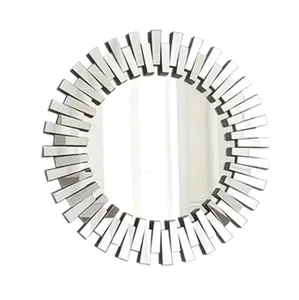 New Light Luxury Bathroom Glass Puzzle Mirror Entryway Modern Art Mirror Designs For Home Decoration