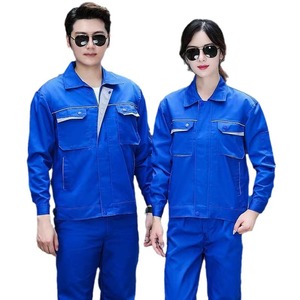 Conjunto de ropa de trabajo de manga larga para primavera y otoño, ropa de reparación de máquinas de fibra de alcohol de polivinilo, talla juvenil 160S a 190XXXXL - Product Image 3