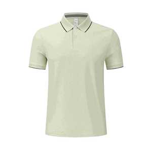 เสื้อโปโลผ้าฝ้ายถักสำหรับผู้ชาย แขนสั้น สำหรับฤดูร้อน ชุดทำงานธุรกิจ ป้องกันการหดตัว พร้อมป้ายและแท็ก - Product Image 5