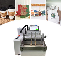 Impresora de Impresión Rápida con Tinta a Base de Agua, Impresión de una Sola Pasada para Cajas de Papel, Vasos, Abanicos, Bolsas de Papel, Servilletas de Pizza y Embalajes