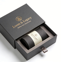 Boîte cadeau de luxe en carton coulissant avec logo personnalisé pour bijoux