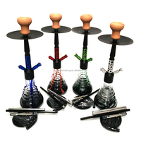 1 pipe normal de haute qualité Premium aluminium hookah shisha alliage bar narguilé hoka exclusif pipes à eau set verre hookah